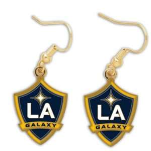  LOS ANGELES GALAXY MLS OFFICIAL LOGO EARRINGS Sports 