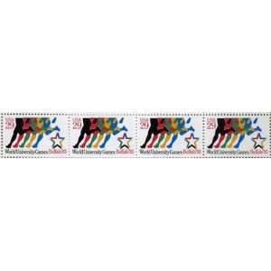World University Games Buffalo 93 Sheet 4 x 29 cent US Postage stamp 