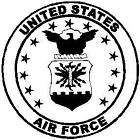 CIVIL AIR PATROL AIR FORCE VINYL DECAL STICKER 99 3  