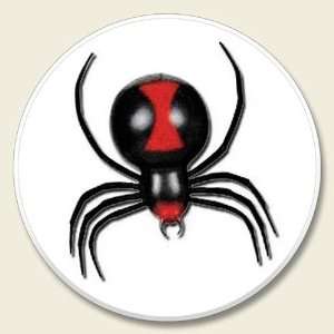  Black Widow Spider Auto Coaster, Single Coaster for Your Car 