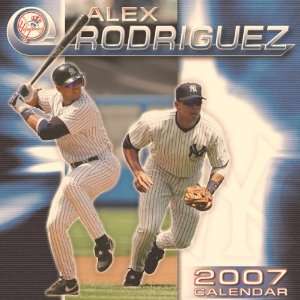  Rodriguez New York Yankees 12x12 Wall Calendar 2007