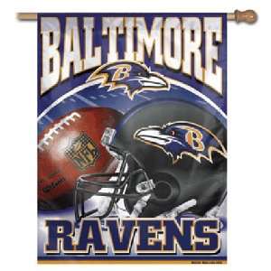  Baltimore Ravens NFL Vertical Flag (27x37) Sports 
