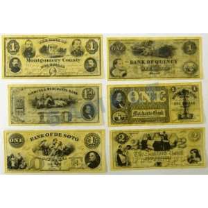  Union Civil War Currency Dollars Reproduction Replica 