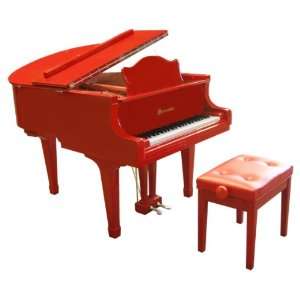  Schoenhut Red 49 Key Pro Baby Grand Piano Toys & Games