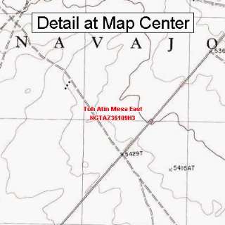  USGS Topographic Quadrangle Map   Toh Atin Mesa East 