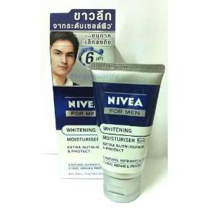 Nivea MEN Whitening Repair & Protect Moisturizer 40g. Made in Thailand