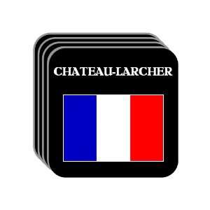  France   CHATEAU LARCHER Set of 4 Mini Mousepad Coasters 