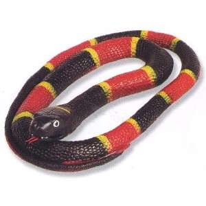  Giant Rubber Coral Snake Toys & Games
