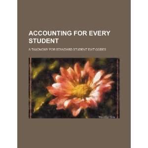  Accounting for every student a taxonomy for standard student 