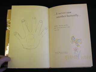 NEVER SAW ANOTHER BUTTERFLY Childrens Drawings Terezin 