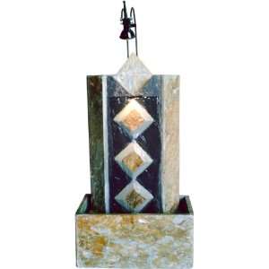  Natural Stone Water Fountain with Light