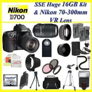 Nikon D700 SLR Digital Camera (Includes Manufacturers Supplied 