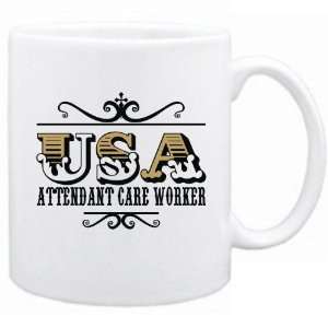  New  Usa Attendant Care Worker   Old Style  Mug 