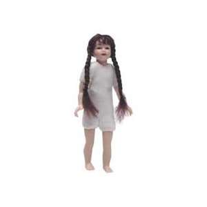  Miniature Unclothed Brunet Girl Doll by Heidi Ott® sold 