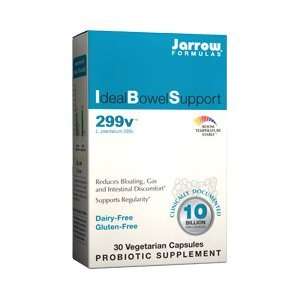 Jarrow Formulas Ideal Bowel Support 299v, Size 30 Vegetarian Capsules