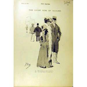  1895 Comedy Sketch Lady Gent Dog Parlour Animal Dogs