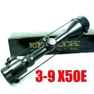 9x50e Red Illuminated Range Finder Rifle Scope  Sports 
