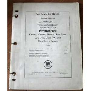   Electric Ranges Westinghouse Electric & Manufacturing Company Books