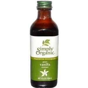 Simply Organic Premium Ugandan Vanilla Extract CERTIFIED ORGANIC 4 fl 
