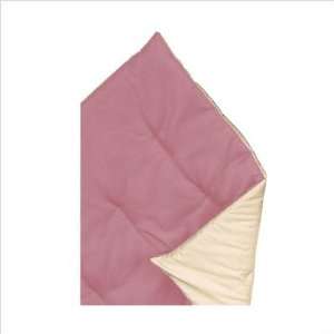  Solid Color Muslin Comforter Set in Linen and Mauve Size 