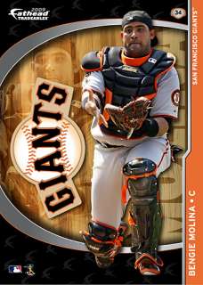 SAN FRANCISCO GIANTS BENGIE MOLINA FATHEAD TRADEABLE  