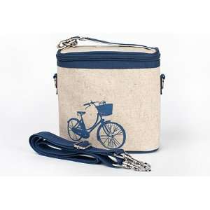  SoYoung Large Insulated Cooler Lunch Bag   Blue Bicycle 