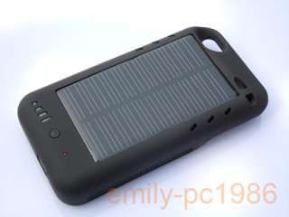   USB Solar Power Battery Back Case Charger for Apple iPhone 4 4G  
