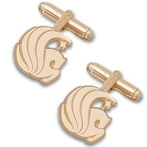  Central Florida 5/8in Pegasus Cufflinks in 10kt Yellow 