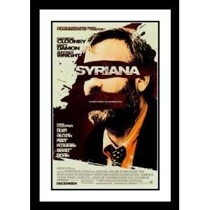  Syriana Framed and Double Matted 32x45 Movie Poster 