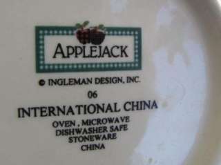 Ingleman International China Applejack 2 Salad Plates  