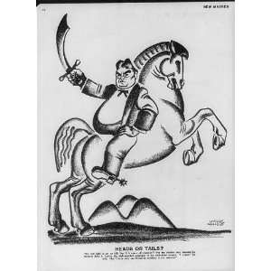  Heads or Tails,John J Lewis,riding horse backwards,1927 