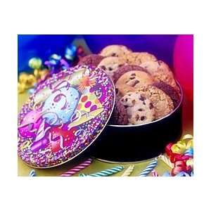 Chip N Dough Party Cookie Gift Tin   32 Large Gourmet Cookies  