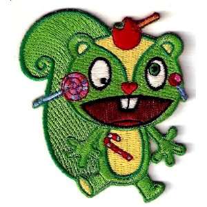  NUTTY green SQUIRREL w googly eyes in Happy Tree Friends 