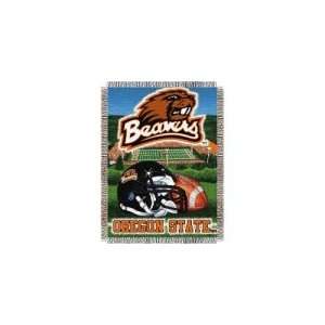  Oregon State Beavers Woven Tapestry Throw Home Field 