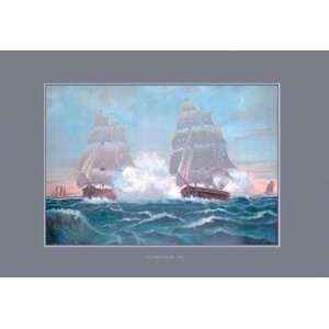  Exclusive By Buyenlarge U.S. Navy Frigate 12x18 Giclee on 