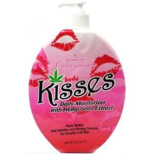  Kisses Daily Moisturizer with Hemp Seed Extract After Tanning Lotion 