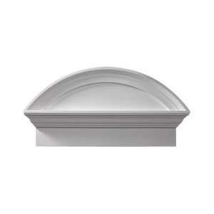 65W 70 1/2OW x 28 3/8H Combination Segment Arch Pediment, Urethane