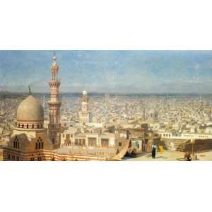  Acrylic Keyring Gerome Jean Leon View Of Cairo