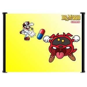  Dr. Mario Game Fabric Wall Scroll Poster (21x16) Inches 