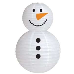    Lets Party By Creative Converting Snowman Lantern 