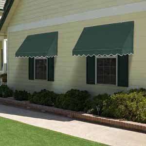   Cover for Traditional Awning   Forest Green Patio, Lawn & Garden