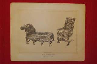 Percier & Fontaines Empire Style 1880, COUCH & CHAIR  