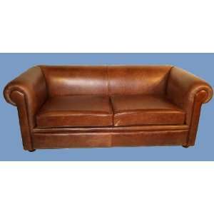  Canterbury Two Seater Leather Sofa