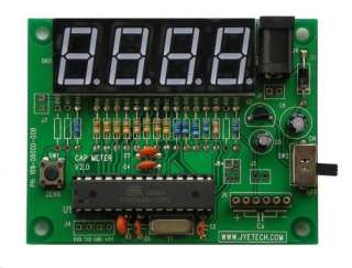 Fully assembled capacitance meter;Low cost AVR tool cap  