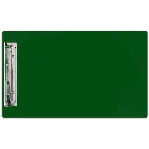  11x17 Green Acrylic Clipboard with 8 Lever Operated Clip 