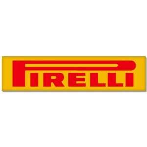  PIRELLI rally WRC Racing tire decal sticker 6 x 1.5 