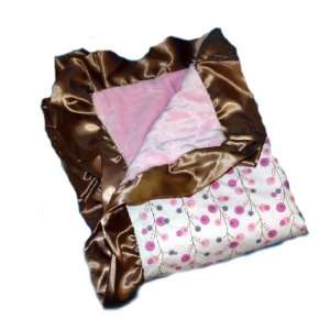  Modern Vintage Pink Twiggy Ruffle Blanket Baby