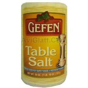 Gefen Table Salt 26 oz  Grocery & Gourmet Food