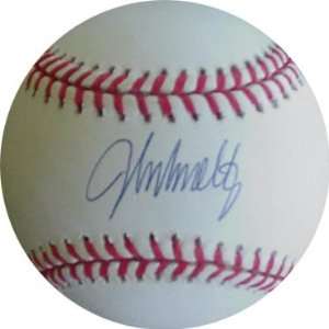 John Smoltz Signed Ball   ?   Autographed Baseballs