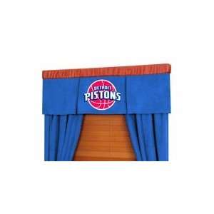  Detroit Pistons 50 x 15 Coordinating Pleated Valance for 